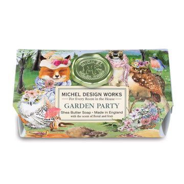 Michel Design Works Large Bath Soap Bar - Garden Party