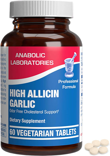 Anabolic Laboratories High Allicin Garlic Supplement - 60 Vegetarian T