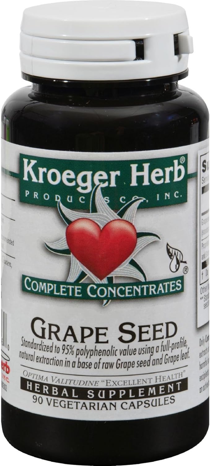 Kroeger Herb Grape Seed 95% 90 Cap
