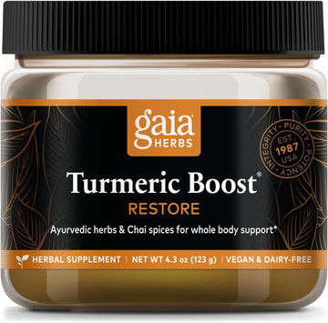 Gaia Herbs Turmeric Boost Restore - Turmeric Drink Mix Supporting A He