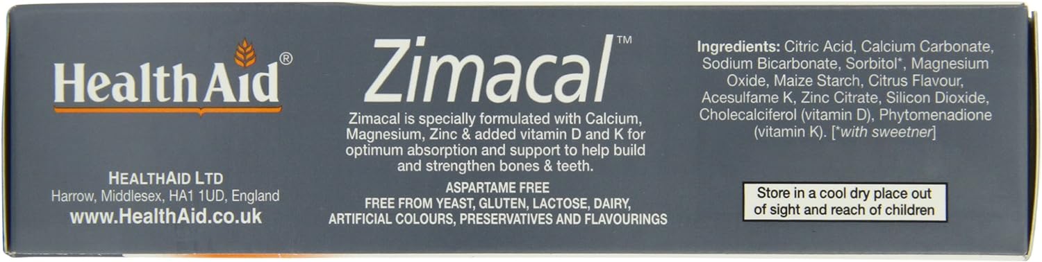 HealthAid Zimacal - Effervescent - 20 Tablets

