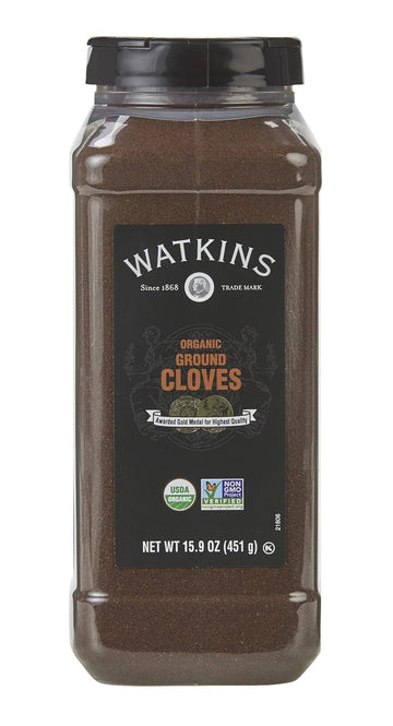 Watkins Gourmet Spice, Organic Ground Cloves, Bulk Food Service Size,