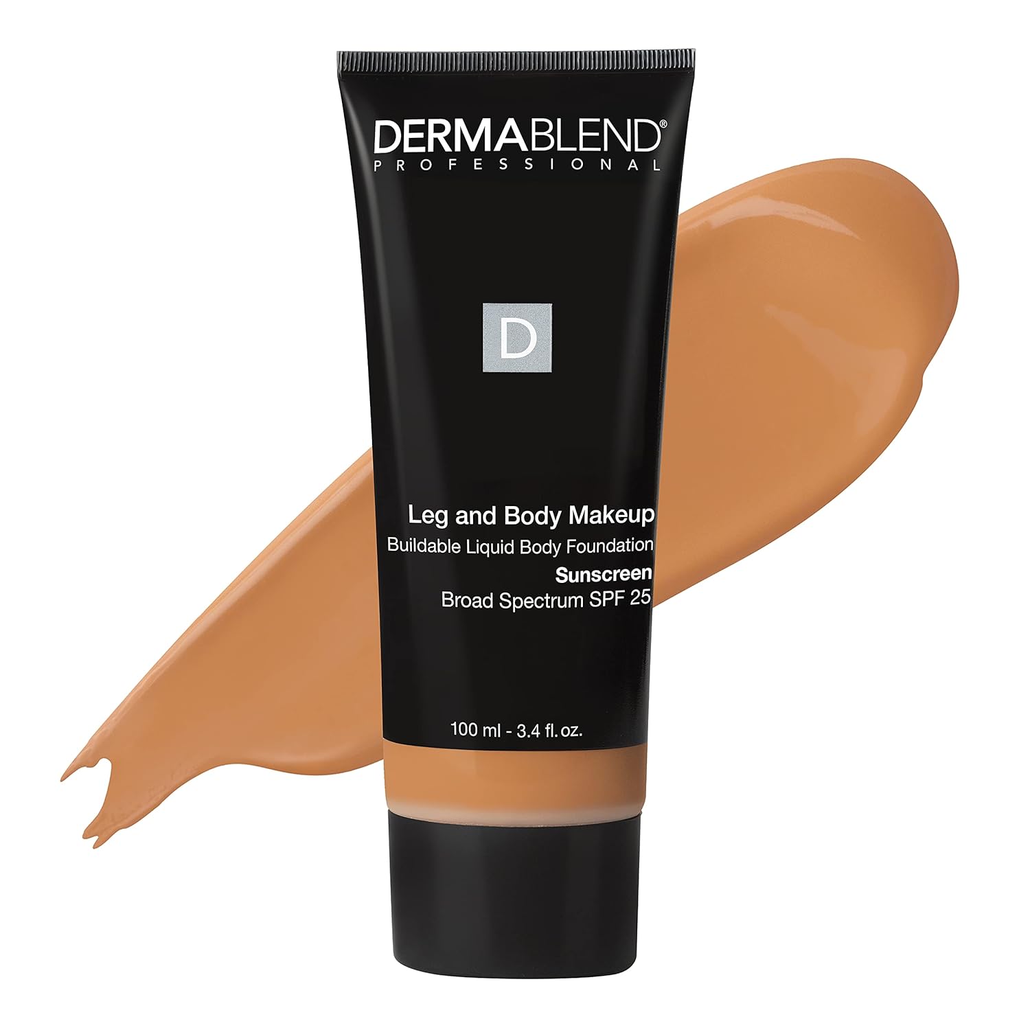 Dermablend Leg and Body Makeup Foundation with SPF 25, 40W Medium Golden, 3.4 .