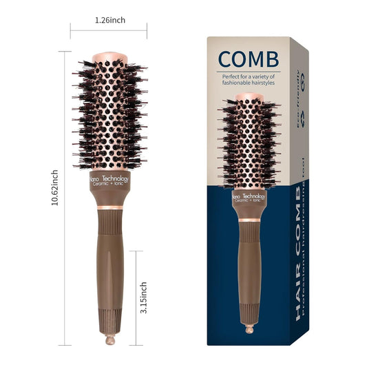 EBTOENM Professional Hair Comb Set Colour Fine Rat Tail Curly Comb Styling Hair Brushes for Women & Men Hair Tool Accessories (1Pack BristleComb M)