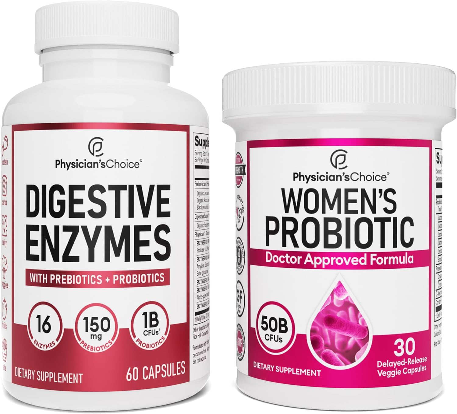 Physician's CHOICE - Women's Digestive Harmony Bundle: Probi