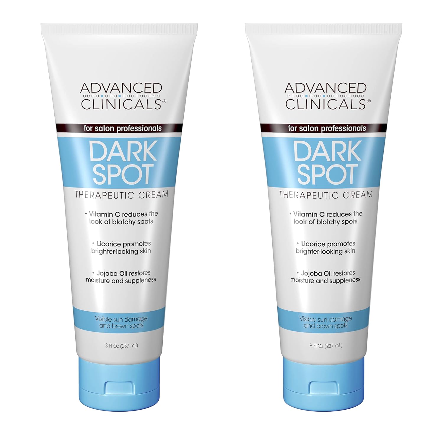 Advanced Clinicals Dark Spot Vitamin C Cream - Anti Aging Face, Hand, & Body Moisturizer (2-Pack)
