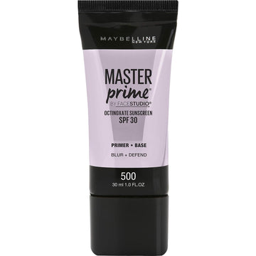 Maybelline New York Facestudio Master Prime Primer Makeup, Blur+ Defend, 1 .