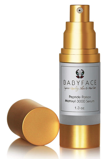 Babyface Peptide Potion Matrixyl 3000 Serum, Strong Firming Wrinkle Cream, Anti-Aging, Tightening and Toning, 1.3