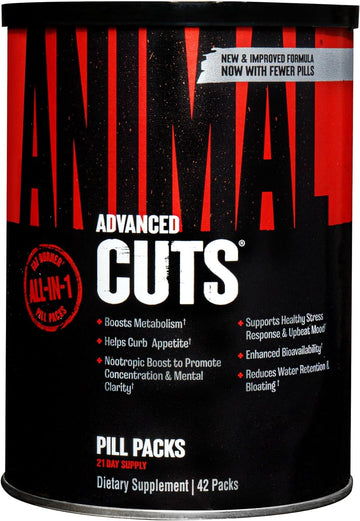 Animal Cuts Thermogenic Fat Burner - Nootropic Weight Loss Management 0.04 Ounces