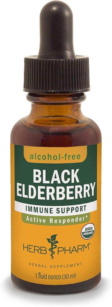 Herb Pharm Certified Organic Black Elderberry Liquid Extract