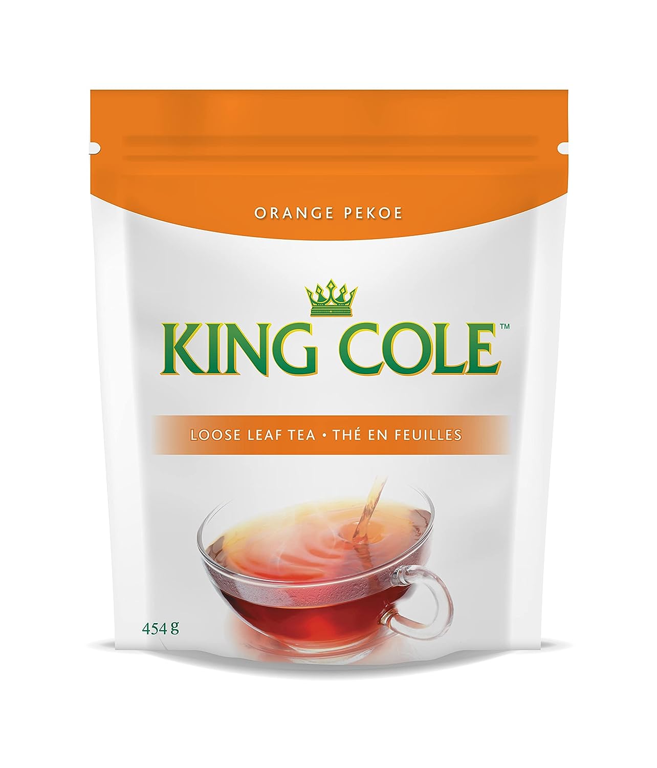 King Cole Orange Pekoe Loose Leaf Tea, Premium Quality Orange Pekoe Tea Loose Leaf Tea Powder – 96 Single Cup Servings of Premium Orange Pekoe Black Tea Loose