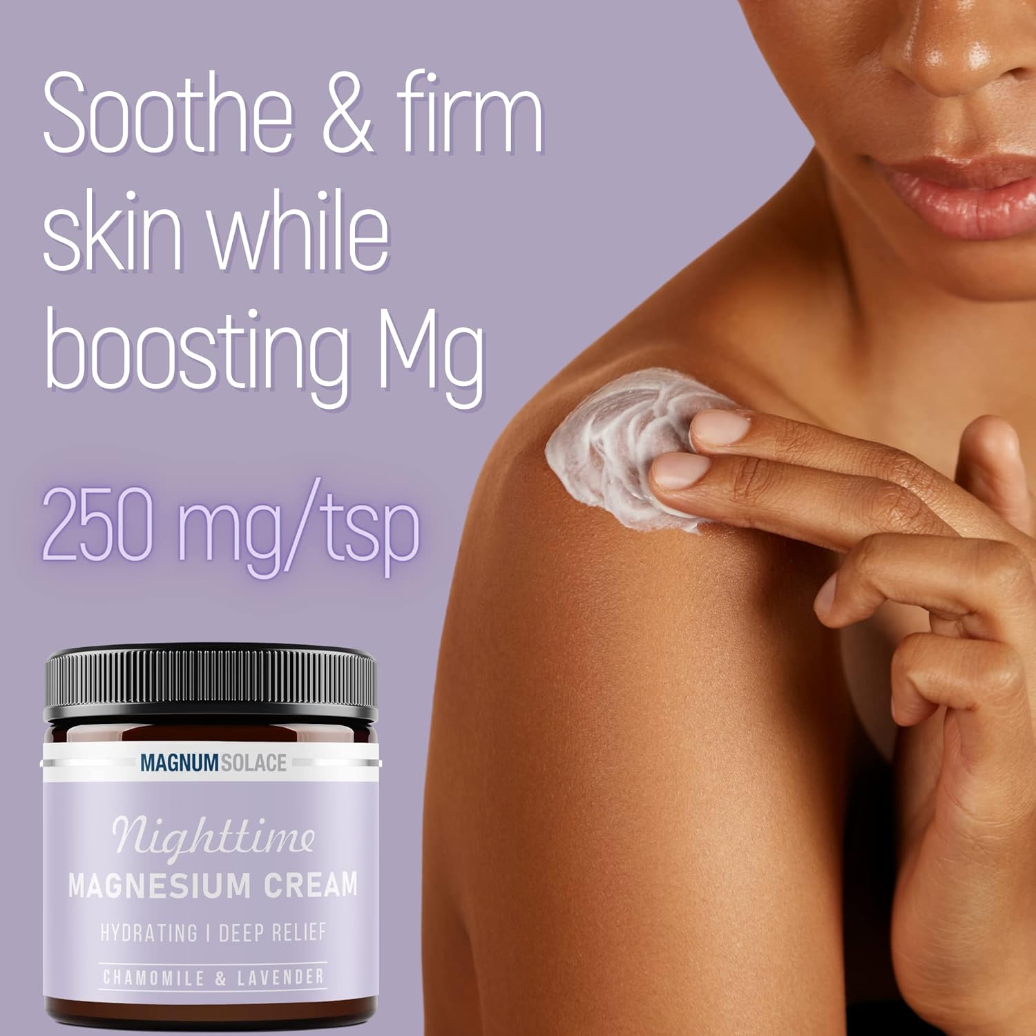 Magnesium Lotion – Nighttime Magnesium Cream – Apply to Legs