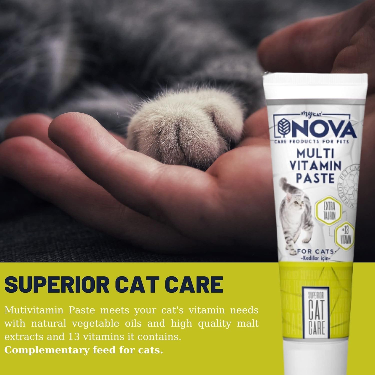 VHD MyCat Nova Multivitamin Paste for Cats , Daily Multi Vit