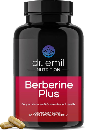 Dr. Emil Berberine 500mg Capsules - Berberine Supplement with Cinnamon