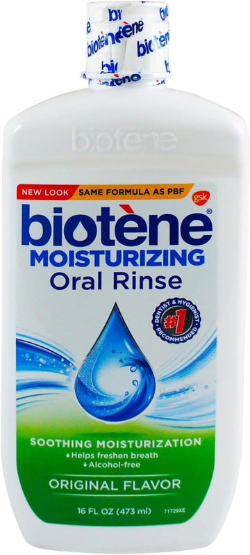 Biotene Dry Mouth Gentle Oral Rinse, 16 Ounces each (Value P