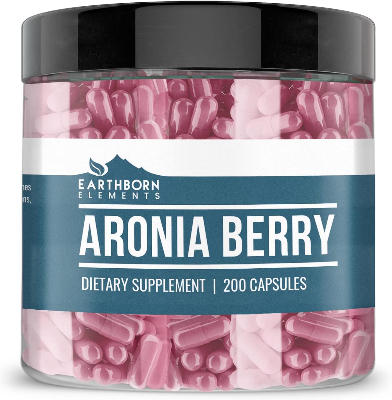 Earthborn Elements Hawthorn Berry & Aronia Berry Capsule Bundle (200 c