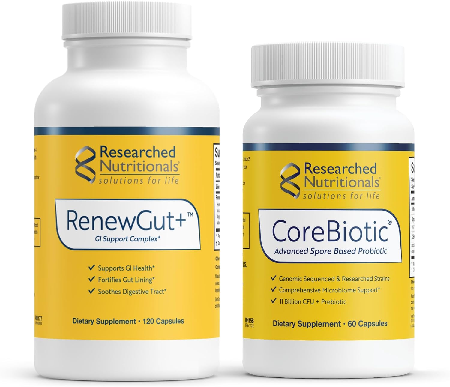 Researched Nutritionals Gut Health Bundle - Corebiotic Spore Probiotic