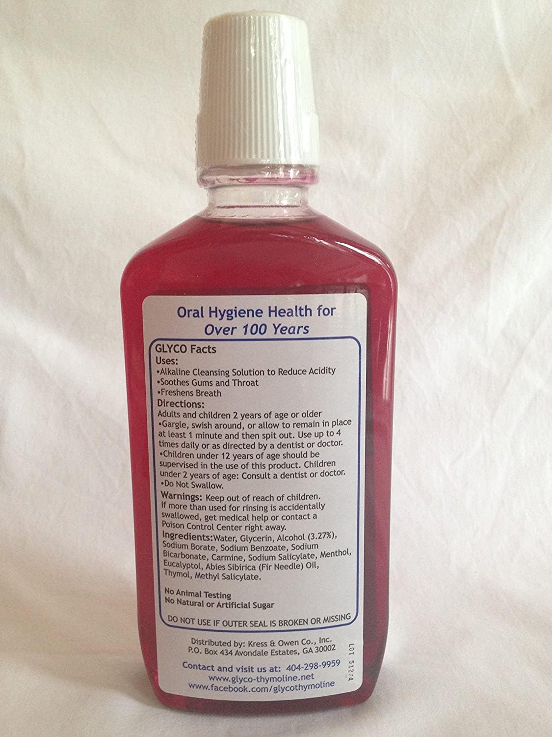 Glyco-thymoline Liquid, Mouthwash and Gargle - 1 Pint (Pack 