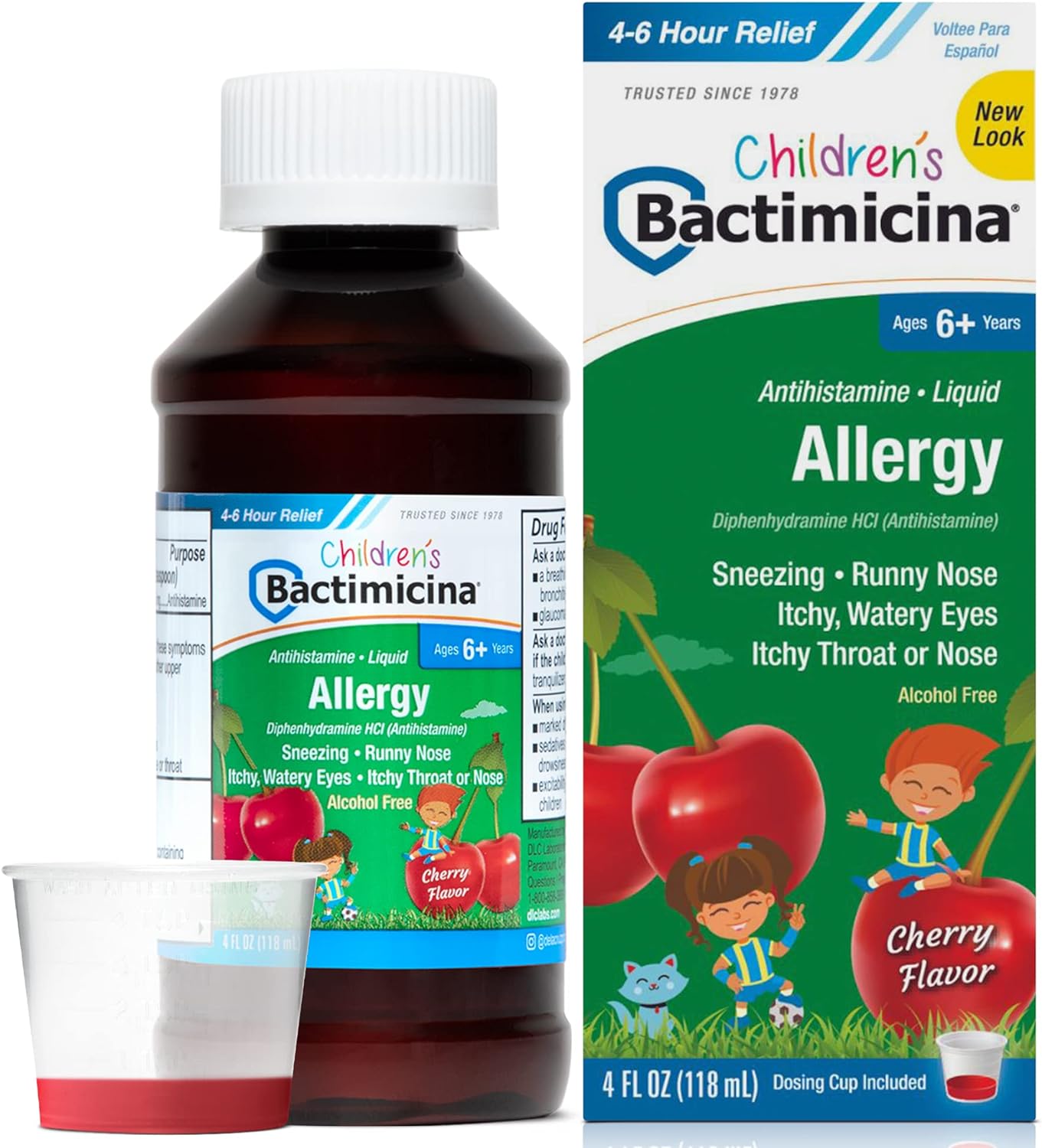 Bactimicina Childrens Allergy Liquid - Kids Allergy Medicin