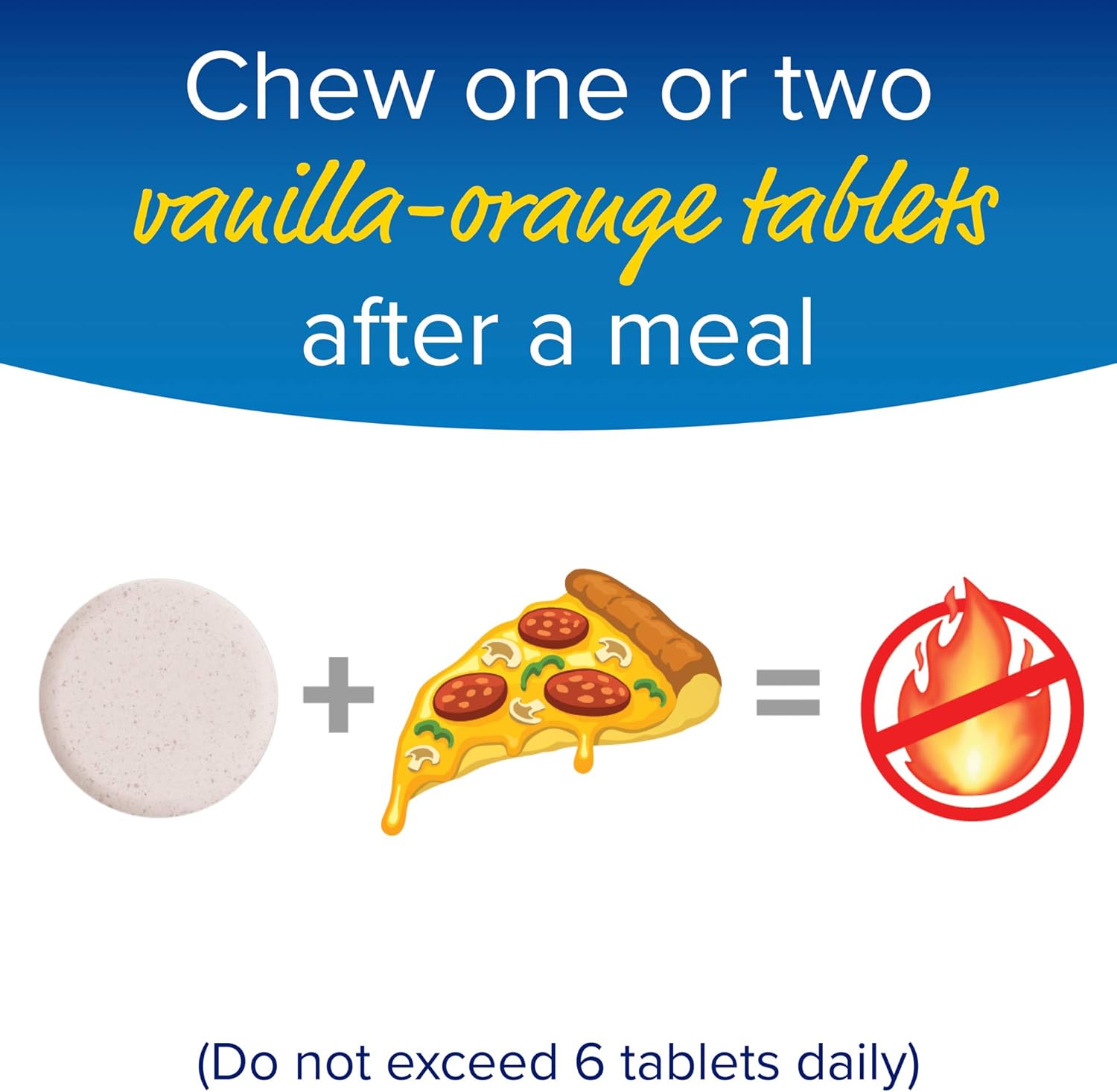 ENZYMEDICA - Heartburn Soothe (42 Chewable Tablets) | Vanilla/Orange F