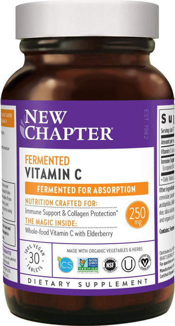 New Chapter Fermented Vitamin c, 30 Count
