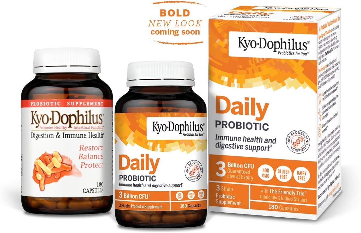 Kyo-Dophilus Daily Probiotic, Immune and Digestive Support, 