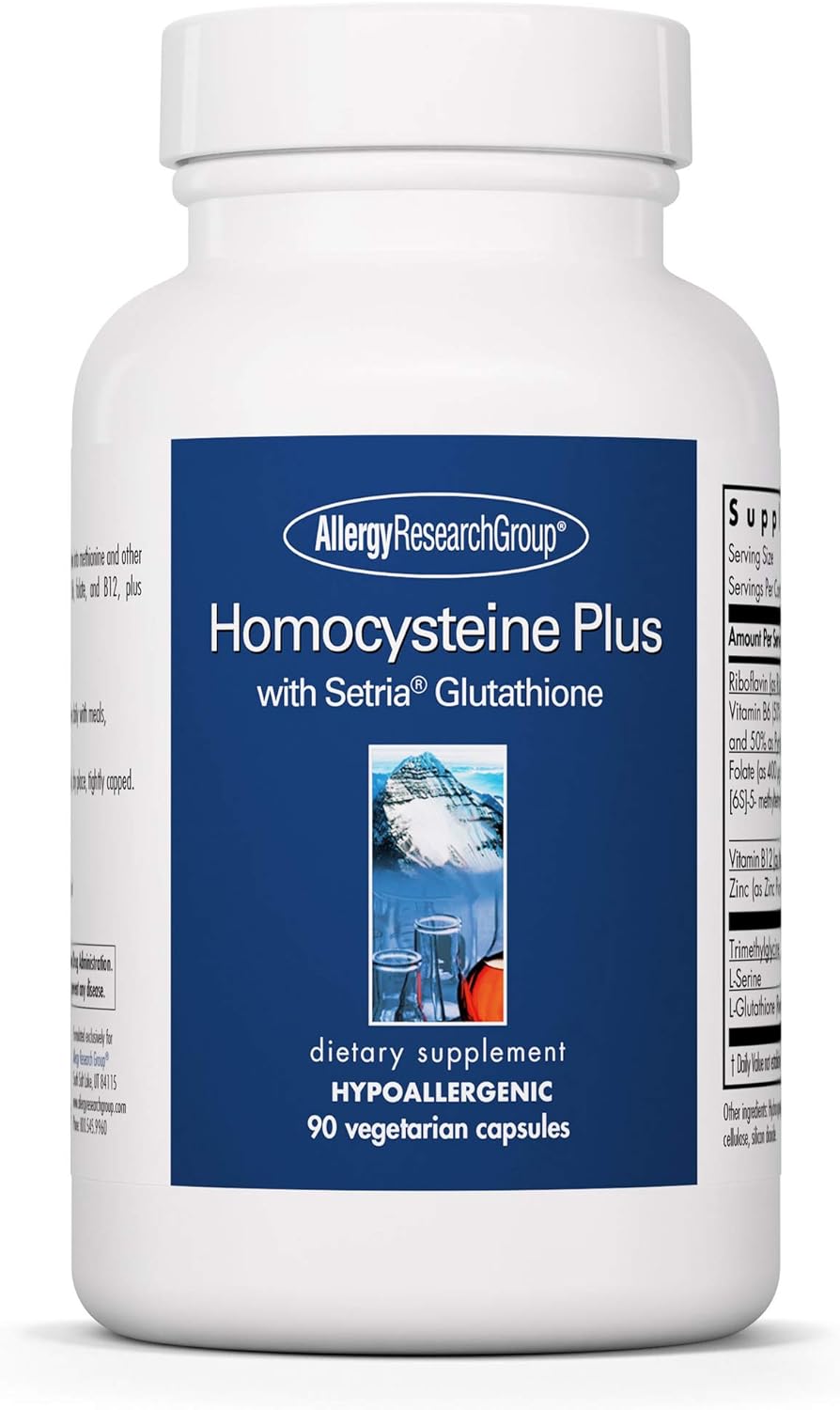 Allergy Research Group - Homocysteine Plus 90 Vegetarian Capsules