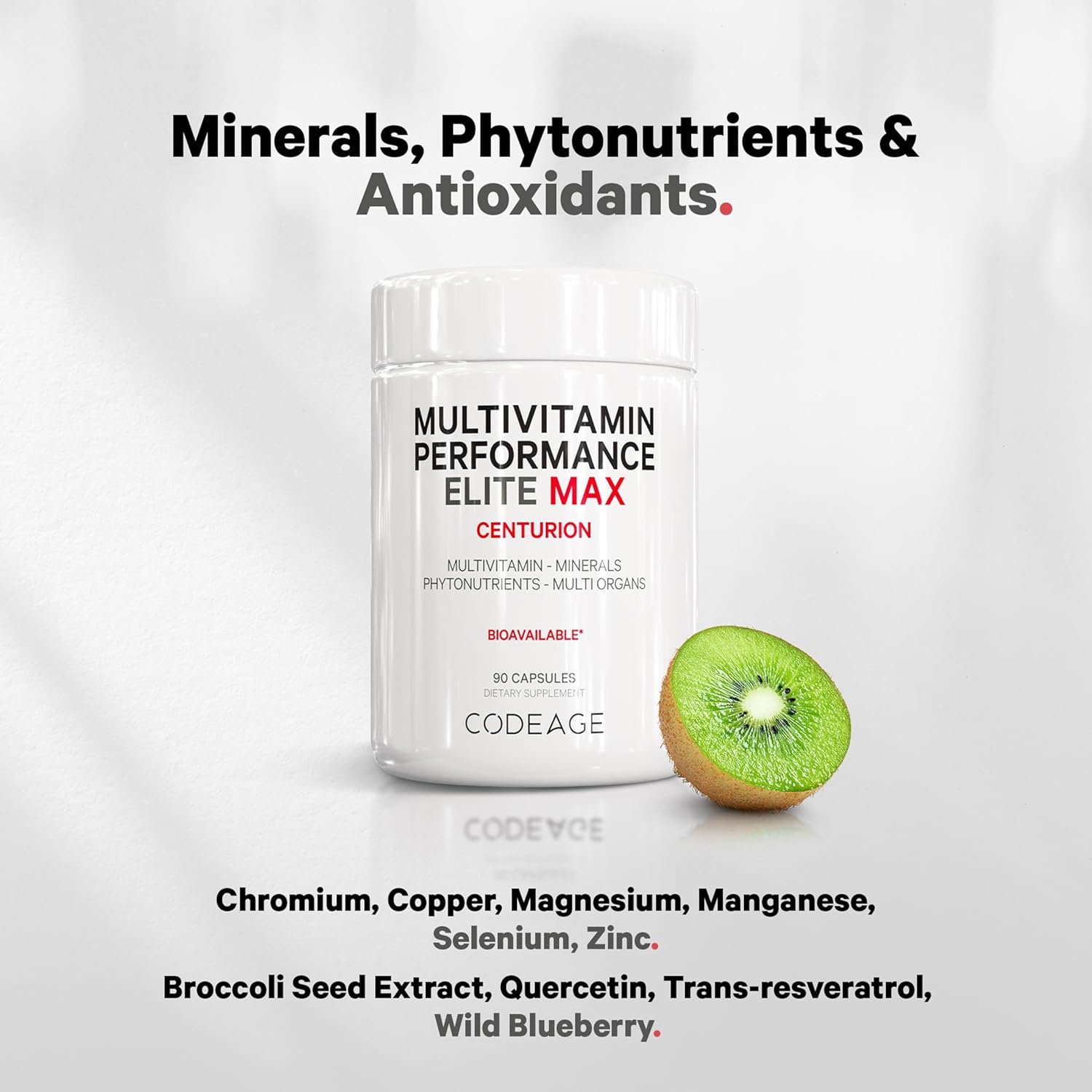 Codeage Multivitamin Performance Elite Max - Essential Vitamins for At