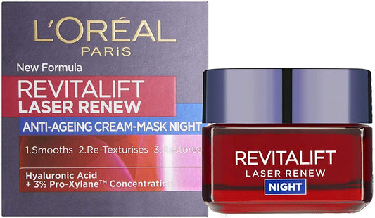 L'Oreal Paris Revitalift Laser Renew Night Cream, 1.7
