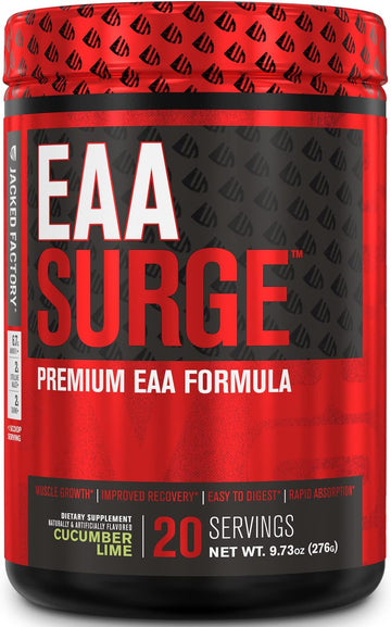 Jacked Factory EAA Surge Essential Amino Acids Powder - EAAS & BCAA In