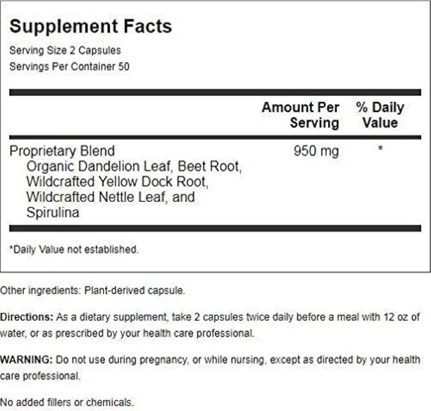 Dr. Christopher's Original Formulas - Herbal Iron Formula 450 Mg. - 10