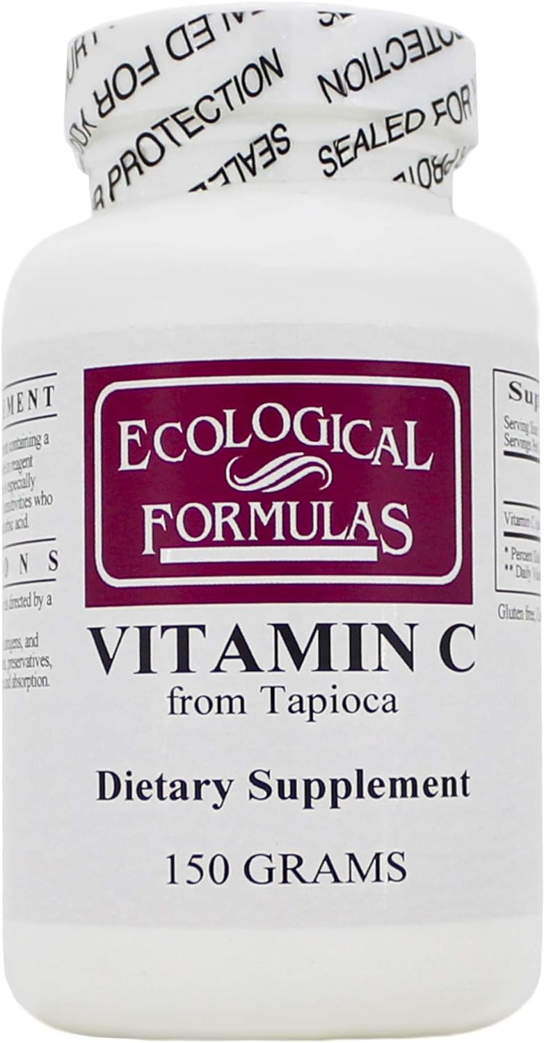 Vitamin C Crystals (from Tapioca) 150 Grams - 2 Pack - Ecological Form