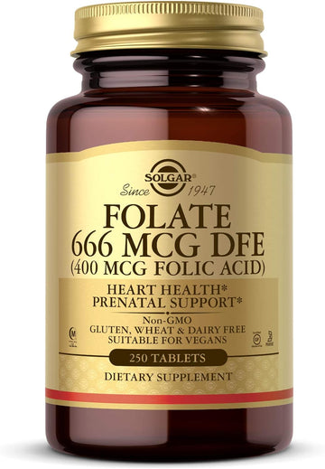 Solgar - Folic Acid, 400 Mcg250 Count (Pack Of 1)
