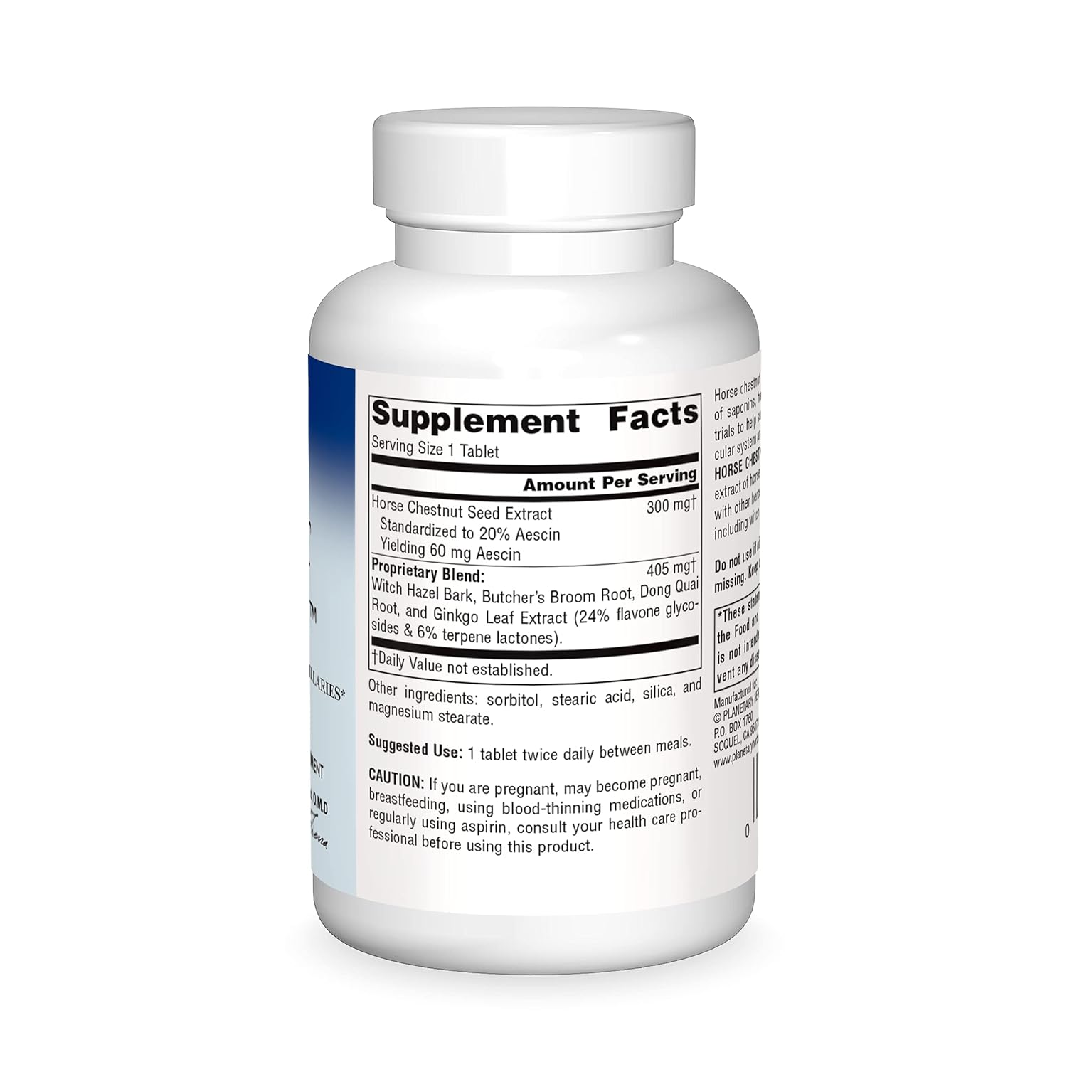 Planetary Herbals Horse Chestnut Vein Strength 705mg, Supports The Int