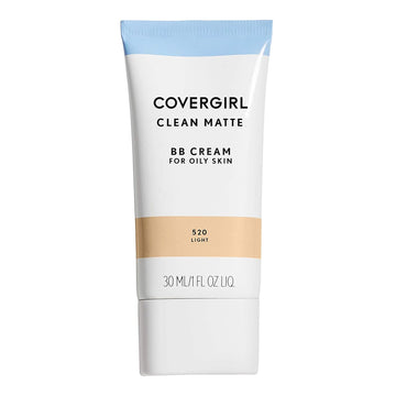 COVERGIRL Clean Matte BB Cream Light 520 For Oily Skin, (packaging may vary) - 1   (1 Count)