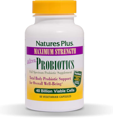 Naturesplus Ultra Probiotics - Maximum Strength Digestive Supplement -2.88 Ounces