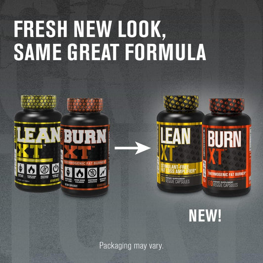 Jacked Factory Burn Xt Thermogenic Fat Burner & Lean Xt Caffeine Free