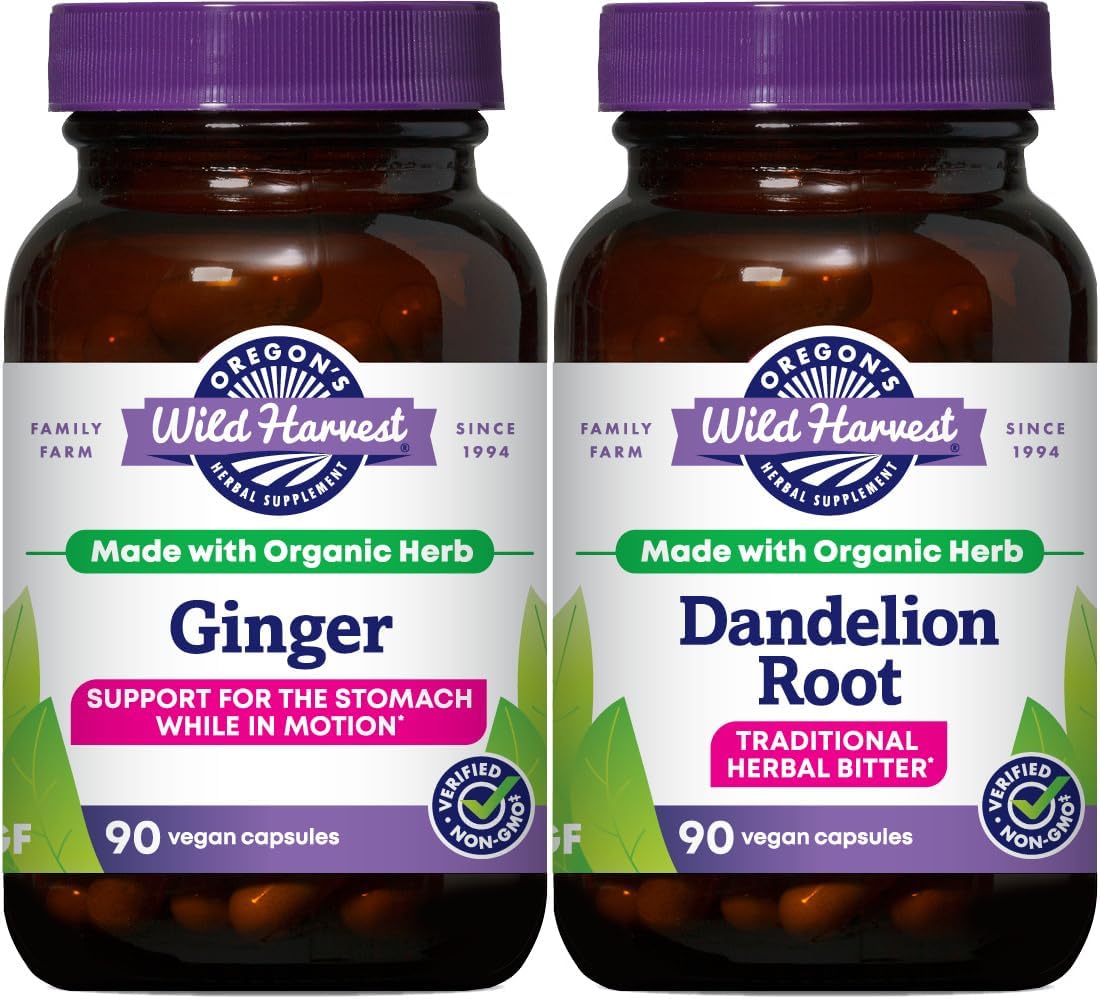 Oregon's Wild Harvest Certified Organic Ginger and Dandelion