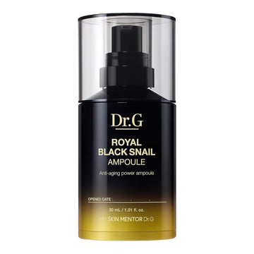 Dr.G Royal Black Snail Ampoule Face Serum - Anti-Aging Power Ampoule, 1.01