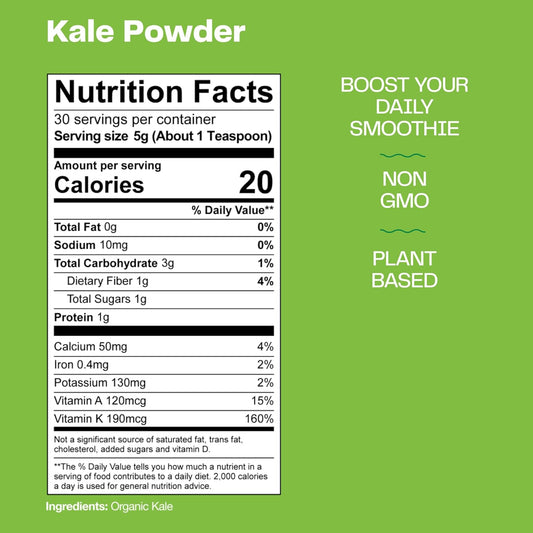 Amazing Grass Kale Greens Booster: Greens Powder Smoothie Mix, Smoothi