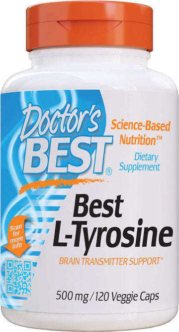 Doctor'S Best L-Tyrosine, Healthy Brain Function, Amino Acid, Healthy
