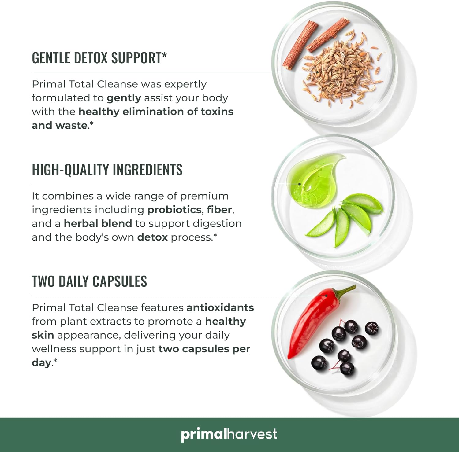 Primal Harvest Full Body Detox Cleanse, Primal Total Cleanse Works as 