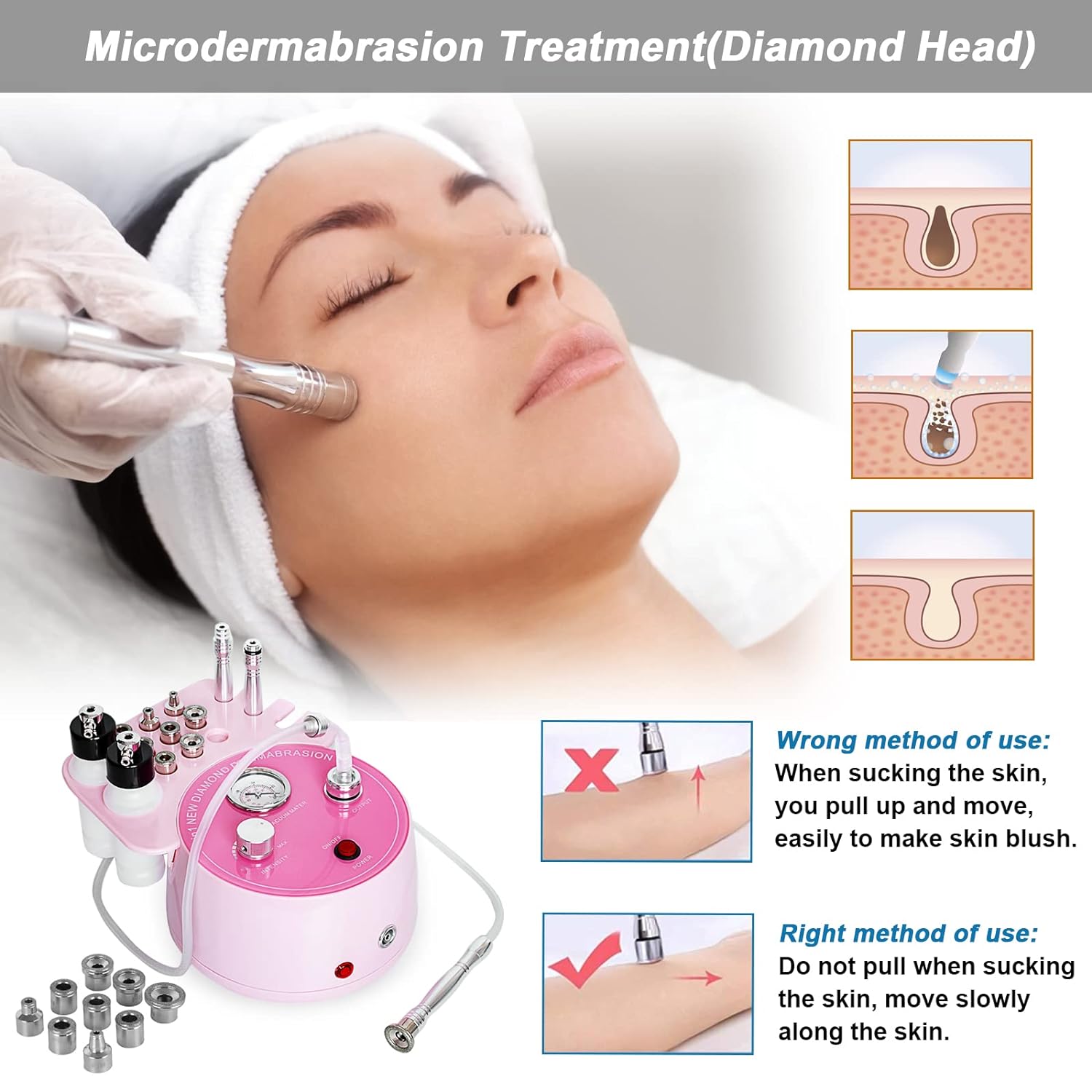 Esupli.com Diamond Microdermabrasion Machine Professional Plus, AIMENGX
