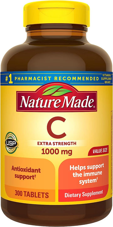 Nature Made Extra Strength Vitamin C 1000 mg, Dietary Supplement for I