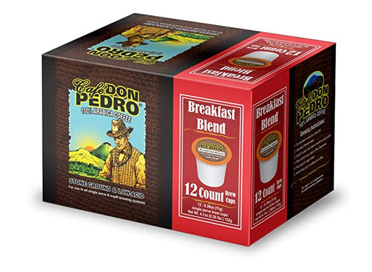 Cafe Don Pedro Variety Count Kcup Low-Acid Coffee
