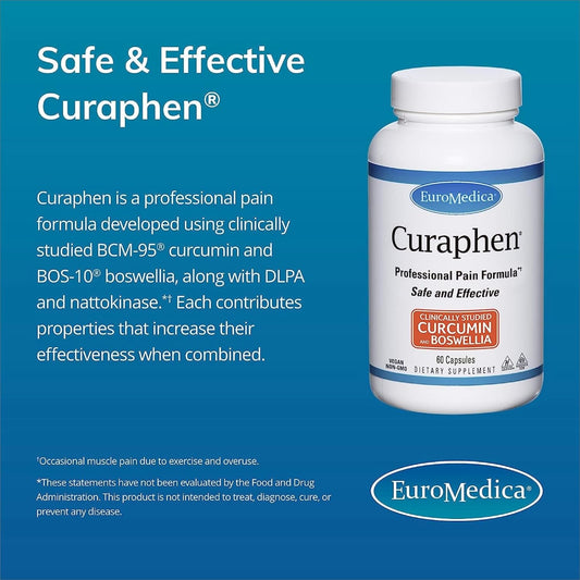 Euromedica Curaphen - 60 Capsules, Pack of 2 - Professional