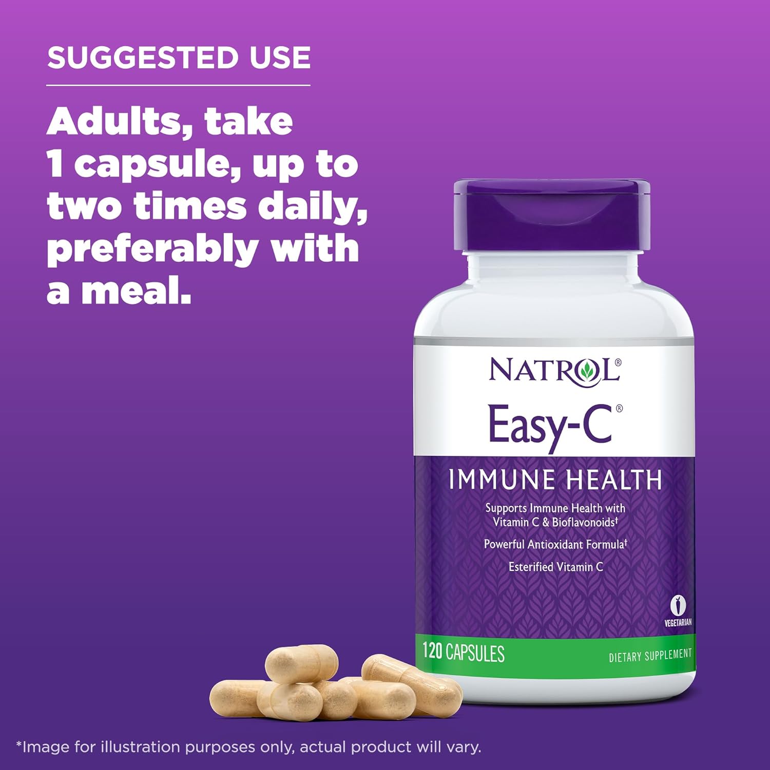Natrol Easy-C Immune Health, Supports Immune Health with Vitamin C and