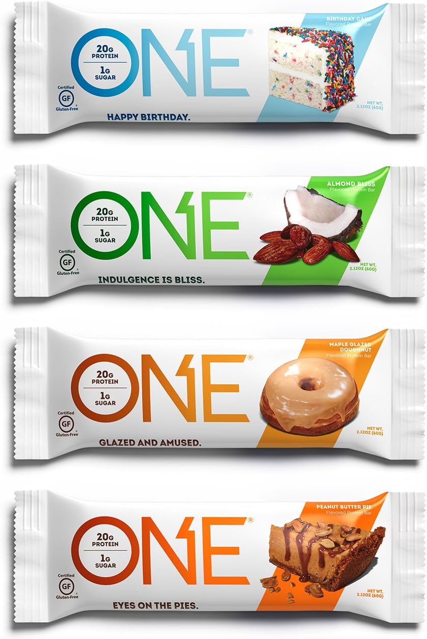ONE Protein Bars, Best Sellers Variety Pack, Gluten Free 20g Protein a1.63 Pounds