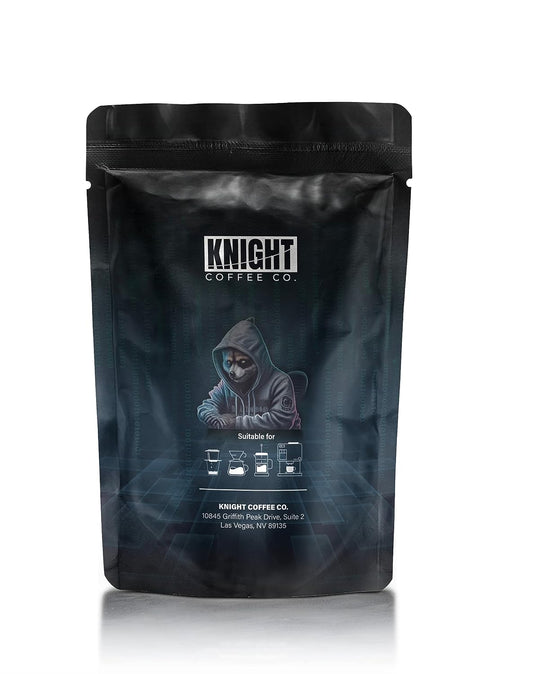 Knight Coffee Premium Black Hat Roast Drip Grind