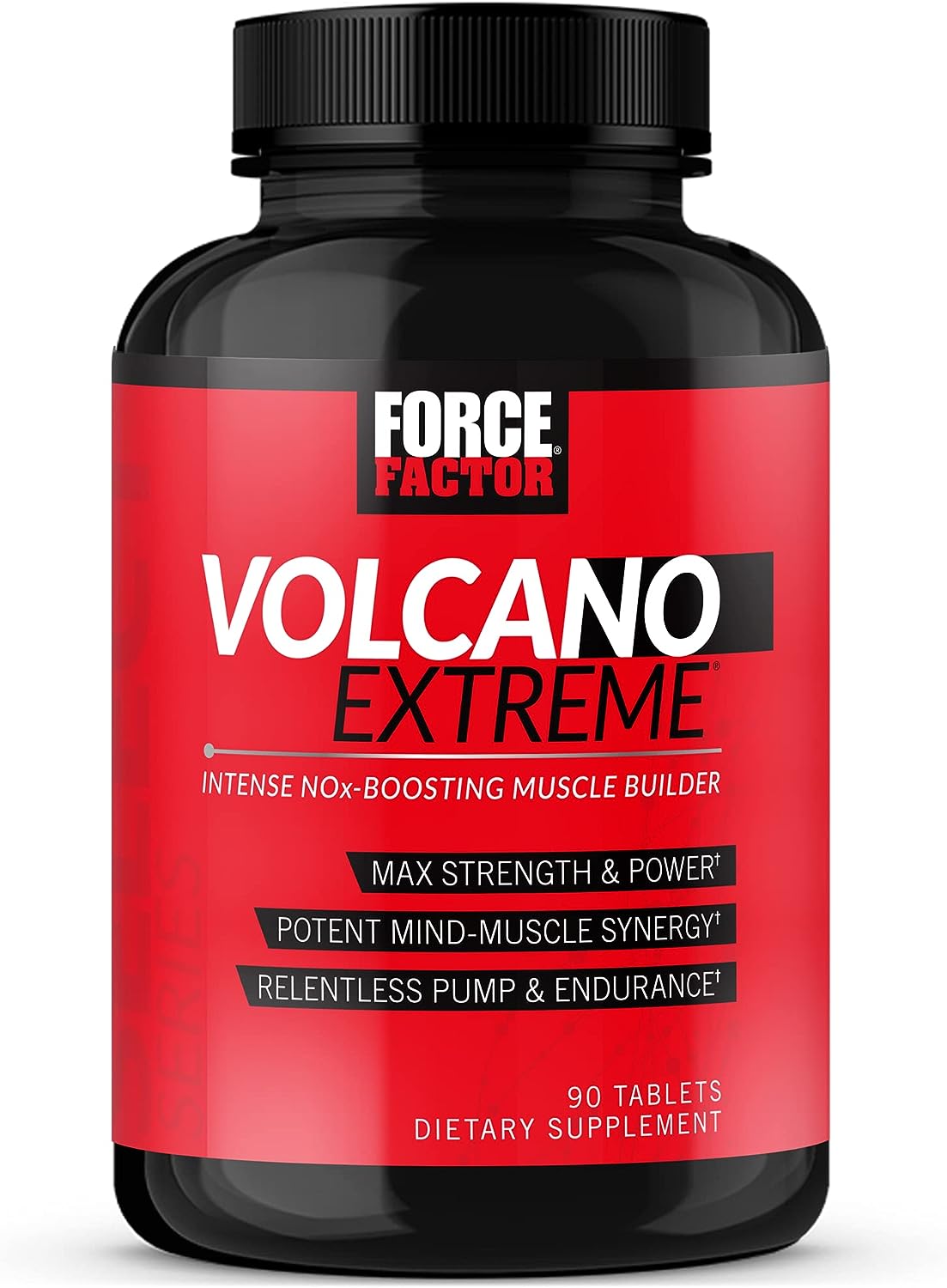 Force Factor Volcano Extreme Pre Workout Nitric Oxide Booster Supplement For Men With Creatine, L-Citrulline,And Huperzi